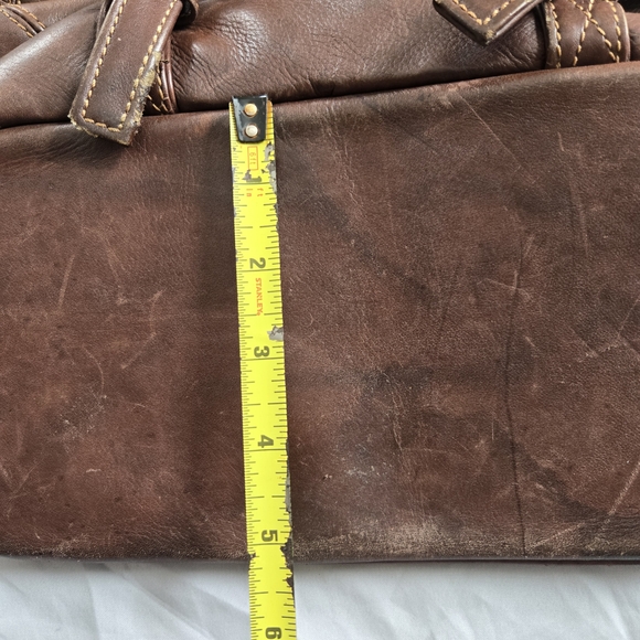 FRYE Brown Leather Women's Backpack - Picture 15 of 16